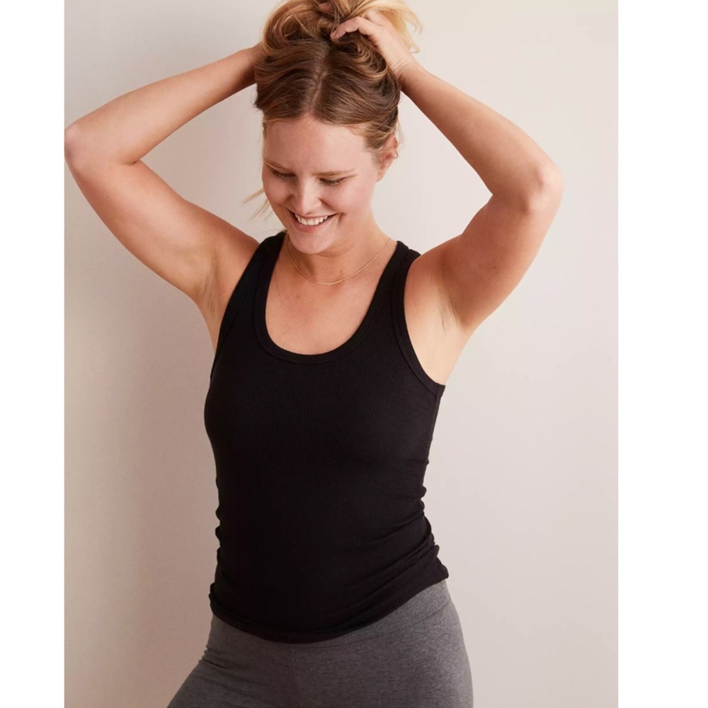 Aerie Real Soft Black Racerback Tank XS